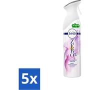 Febreze Spray – 0 % – Orchidée – Désodorisant – 300 ml - Pack économique - 5 pièces