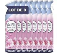 Febreze Spray Désodorisant Parfum Fleur Naissante 185ml x 8