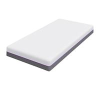 Fecpoo Matelas en mousse à mémoire de forme, 100 x 200 cm, moyen, certifié Oeko-TEX | Charbon actif 45D et mousse de gel, housse amovible lavable à 40 °C, antidérapante