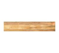 Fecpoo Plateau de table rectangulaire 180 x 20 x 3,8 cm en bois de manguier massif avec grain naturel pour la maison et le commerce