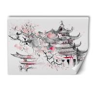 Feeby Papier peint intissé Japon déco murale Colle fournie multicolore 150x100 cm