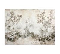 Feeby Papier peint mural - Papier peint 3d - Tableau - Brouillard sous les arbres - 400x280 cm Decoration murale - Tapisserie murales papier peint - Ville - deco murale - papier peint intissé