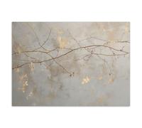 Feeby Papier peint mural - Papier peint 3d - Tableau - Feuilles Branches Nature - 400x280 cm Decoration murale - Tapisserie murales papier peint - Ville - deco murale - papier peint intissé