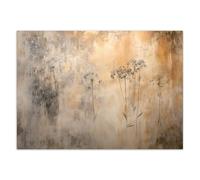 Feeby Papier peint mural - Papier peint 3d - Tableau - Plantes dans le brouillard Herbes - 150x105 cm Decoration murale - Tapisserie murales papier peint - Ville - deco murale - papier peint intissé