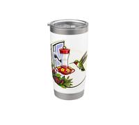 FEEDER WINDOW MORNING Ferme Fleurie Bouquet Gobelet isotherme en acier inoxydable double paroi