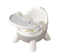 Feeding Chair - Dinosaur Dining, Seat with Sound Interactive Design Ergonomic Sitting Support with 2 Removable Trays for Daily Use Safe Feeding Chair for Girl Home Beach Daycare 12.99 in