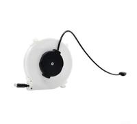 Feegow Enrouleur de câble rétractable automatique pour le chargement - 1,2 m pour extension 3M, USB-Type-C et Android, sortie 5 V = 2 A, entrée 100-240 V, cordon portable avec housse de sécurité (1,2