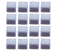 FEEIMOL 16 Pièces Silicone Chaise Casquettes Patins, Pieds de Chaise, Protection Pied de Chaise, Casquettes pour Pieds de Meubles,Rectangle (42-48 mm)