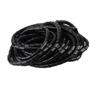 FEEIMOL Manchon de Câble Gaine 12mm Tube de Rangement de Câble Spirale Câble Range Organisateur Câble de Gestion Cache Protection Fils Electrique pour Maison Bureau Noir 9M