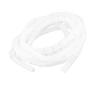 FEEIMOL Manchon de Câble Gaine 16mm Tube de Rangement de Câble Spirale Câble Range Organisateur Câble de Gestion Cache Protection Fils Electrique pour Maison Bureau Blanc 5M