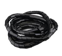 FEEIMOL Manchon de Câble Gaine 18mm Tube de Rangement de Câble Spirale Câble Range Organisateur Câble de Gestion Cache Protection Fils Electrique pour Maison Bureau Noir 4.5M