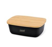 Feel Maestro Boîte à pain MR-1776-BLACK Noir Bois Plastique 1 pièce 34,5 x 13 x 23,5 cm
