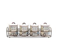 Feel Maestro Lot de 4 Pots MR-20005-04CS en céramique (4 pièces)