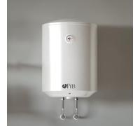 Feel Your Bath Chauffe-eau électrique vertical 50 L blanc basse consommation, cuve vitrifiée, anode magnésium, thermostat réglable et sécurité pour usage quotidien confortable