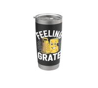 Feeling Grate Pun - Râpe au fromage drôle Gobelet isotherme en acier inoxydable double paroi