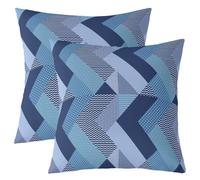 feelingyou Lot de housses de coussin géométriques flèches - 2,45 x 45 cm - Moderne et simple - Impression à points ondulés - Pour enfants et adolescents - Mode nid d'abeille - Pour canapé