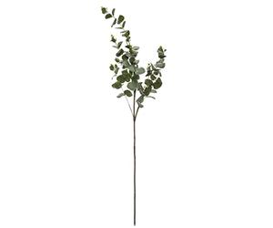 FEERIC CHRISTMAS - Branche Artificielle d' Eucalyptus Vert floqué Neige et pailleté H 98 cm