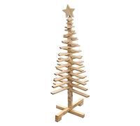 FEERIC Christmas - Sapin de noël en Bois articulé 120cm Cottage