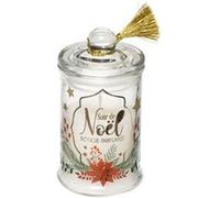 Feeric Christmas - Bougie Parfumée dans Pot en Verre avec Pompon D 6 cm, Citrus
