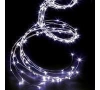 Feeric Lights & Christmas – Cascade lumineuse extérieure Copper 2m 400 LED Blanc froid + transfo