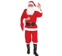 Feeric Lights & Christmas – Déguisement Père Noël – Adulte 6 pièces 148 cm Rouge