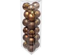 Fééric Lights and Christmas - Lot de 18 Boules de Noël Colorama 3cm Bronze G