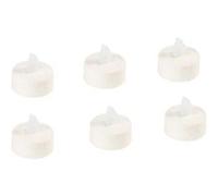 Fééric Lights and Christmas - Lot de 6 Bougies Led "Colorama" 4cm Blanc Blanc G