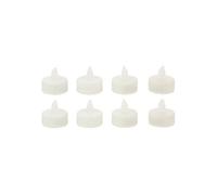 Fééric Lights and Christmas - Lot de 8 Bougies Led "Colorama" 4cm Blanc