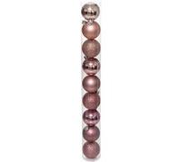 Lot de Boules de Noël Colorama - 6cm Rose