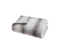 Plaid Imitation Fourrure Cocon 130x160cm Gris