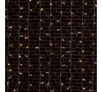 Rideau Lumineux Led 30 Tombées 300cm Blanc Chaud