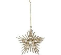 Fééric Lights and Christmas - Sujet de Noël Étoile "Héritage" 12cm Or & Blanc Or G