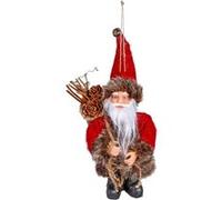 Sujet de Noël Père Noël à suspendre - Rouge