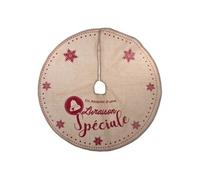 Fééric Lights and Christmas - Tapis pour Sapin Jute "Vintage" 90cm Naturel