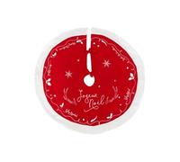 Fééric Lights and Christmas - Tapis pour Sapin "Traineau" 90cm Rouge & Blanc