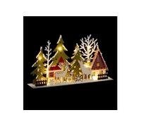 Fééric Lights and Christmas - Village de Noël Led "Lumineux" 30cm Multicolore