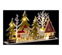 Fééric Lights and Christmas - Village de Noël Led "Lumineux" 30cm Multicolore Multicolore G