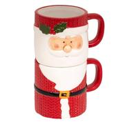 Feeric lights et christmas - Adt set 2 mug pere noel