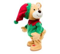 Feeric Lights et Christmas - Automate de noël Ours animé et Musical h. 32 cm à Piles