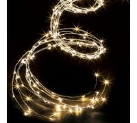 Feeric Lights et Christmas - Cascade Lumineuse extérieur 2m Blanc Chaud 400 LED + transfo