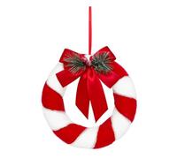 Feeric Lights et Christmas - Couronne polystyrène d.23cm Rouge et Blanc