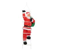 Feeric Lights et Christmas - Grimpeur père noël + échelle h120cm