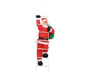 Feeric Lights et Christmas - Grimpeur père noël + échelle h120cm