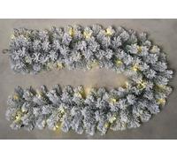 Feeric Lights et Christmas - Guirlande nat floque LED 270cm