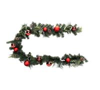 Feeric_lights_christmas Guirlande Naturel Boules Rouges - 200x25x25 cm