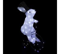 Feeric Lights et Christmas - Lapin sur vélo Lumineux extérieur h44cm 64 LED + transfo