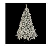Feeric Lights et Christmas - Sapin de noël Windy Peak 180cm Vert floqué Blanc