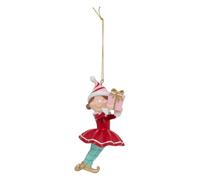 Feeric Lights et Christmas - Sujet Lutin H.13cm résine Assorti - Modèle c