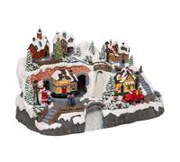 Feeric Lights et Christmas - Village Lumineux père noël Enfants 25 LED Musical et