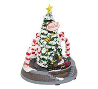 Feeric Lights et Christmas - Village Lumineux Sapin Train 17 LED Musical